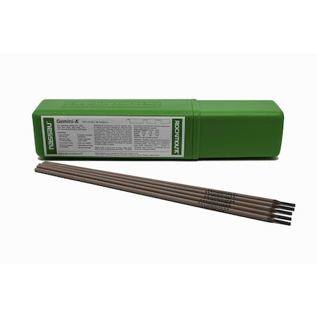 Rockmount Research And Alloys Gemini A, 14" Stick Electrode for Stainless Steels 301, 302, 303, 304, 308 and 321, 1/8" Dia., 1lb 1204-1